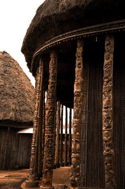 African aesthetic influencing architectural design and details.